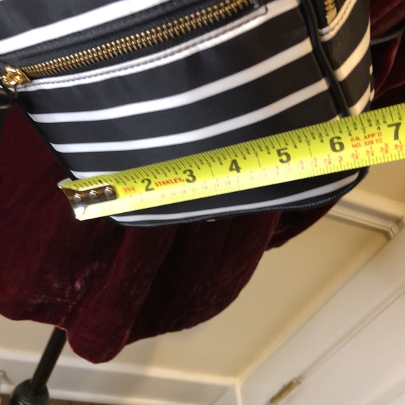 KATE SPADE NY Wilson Road French Stripe Backpack Black & White Stripe NWOT - Picture 12 of 15